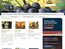 Tablet Screenshot of mendozainforma.com.ar